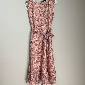 Lauren Ralph Lauren Floral Chiffon Flutter Dress 4